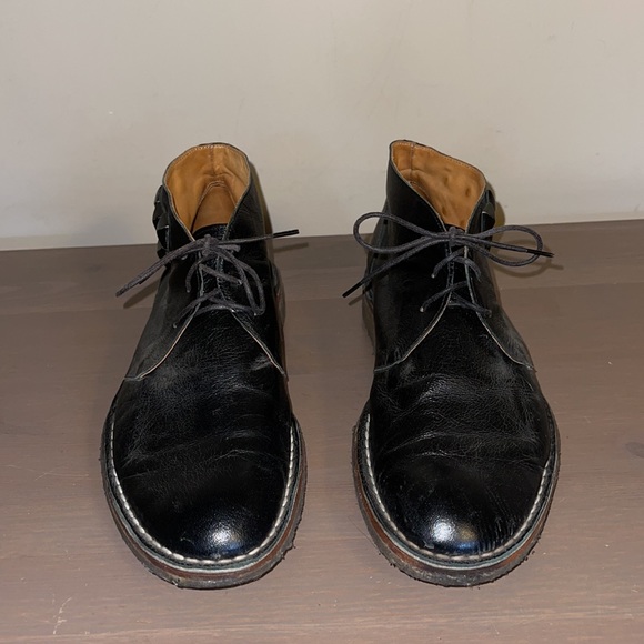 Marc Jacobs Black Leather Studded Lace Up Booties - Women’s Size 7 - Picture 4 of 12